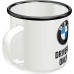 Puodelis ENAMEL BMW DRIVERS ONLY 360 ml